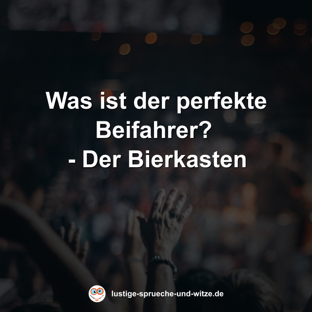 Was ist der perfekte Beifahrer?