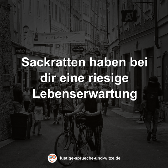 Sackratten haben bei dir eine riesige Lebenserwartung