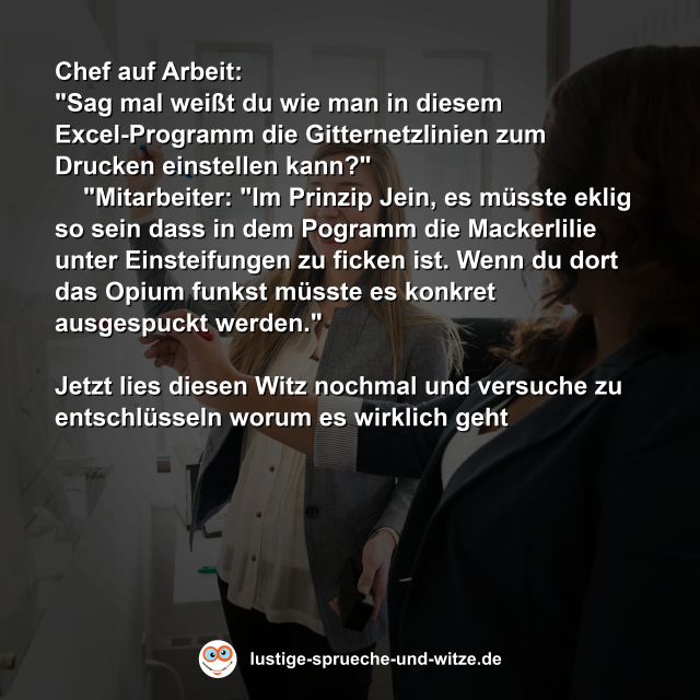 Sag mal wei&szlig;t du wie man in diesem Excel-Programm die Gitternetzlinien zum Drucken einstellen kann?