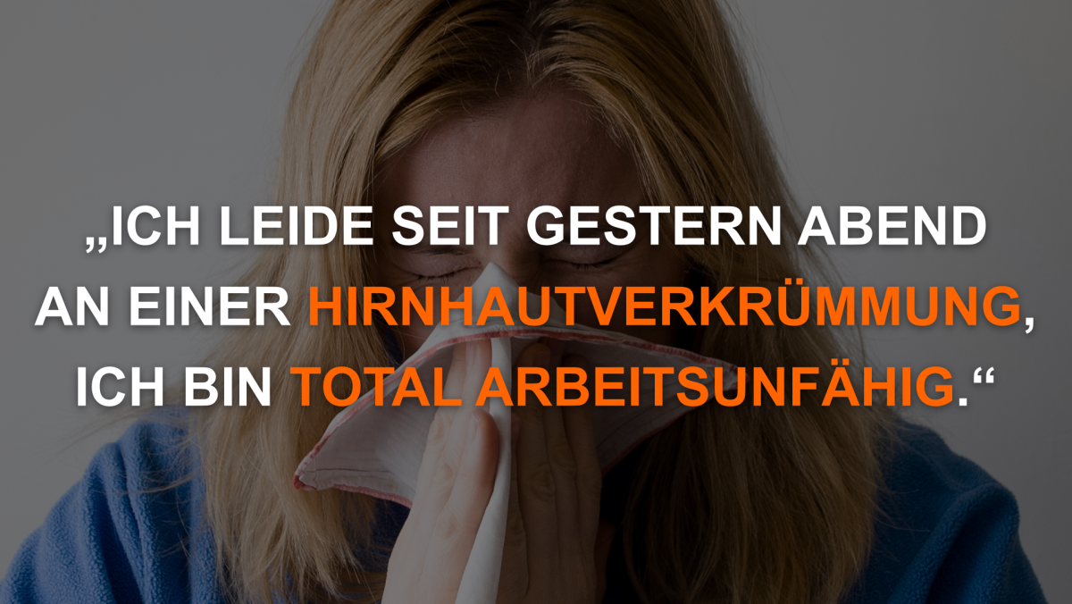 Lustige Krankmeldungen: Die besten Ausreden um nicht auf Arbeit gehen zu müssen